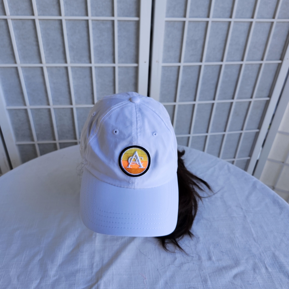 Pukka White Women  Cap with Patch